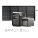 EcoFlow DELTA 3 1500 Portable Power Station with 220W Bifacial Solar Panel and extra battery