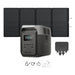 EcoFlow DELTA 3 1500 Portable Power Station with 400W Solar Panel, and alternator charger