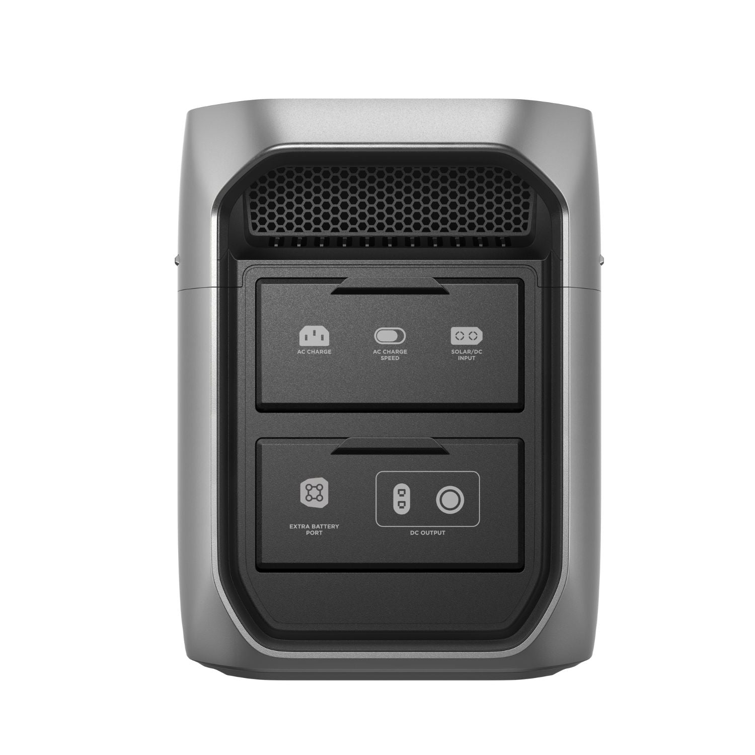 EcoFlow DELTA 3 Max Plus Portable Power Station back view 