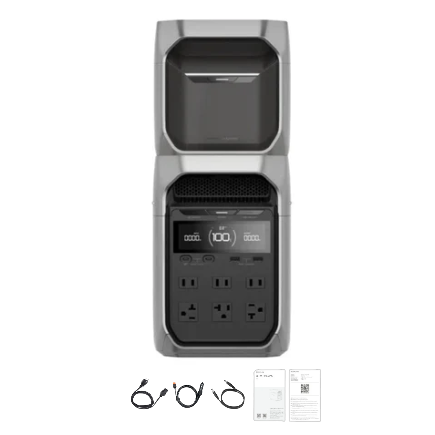 EcoFlow DELTA 3 Plus Portable Power Station +  Delta 3 Expansion Battery Inclusions