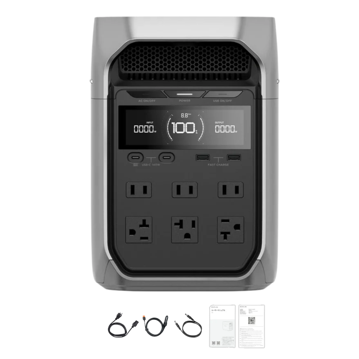 EcoFlow DELTA 3 Plus Portable Power Station | 1024Wh | 1800W