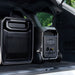 EcoFlow DELTA 3 Ultra Plus Portable Power Station and air compressor in a car trunk