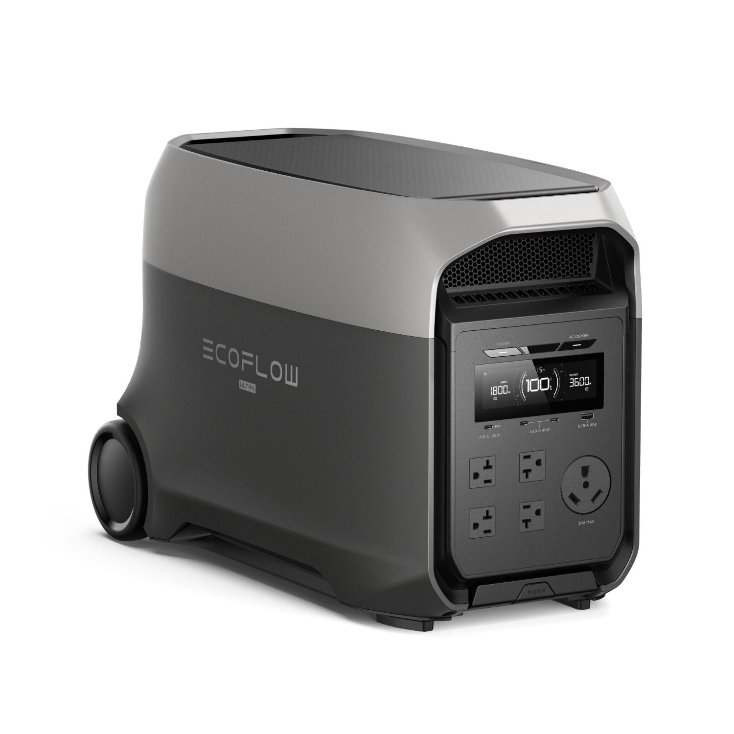 EcoFlow DELTA 3 Ultra Portable Power Station left view 