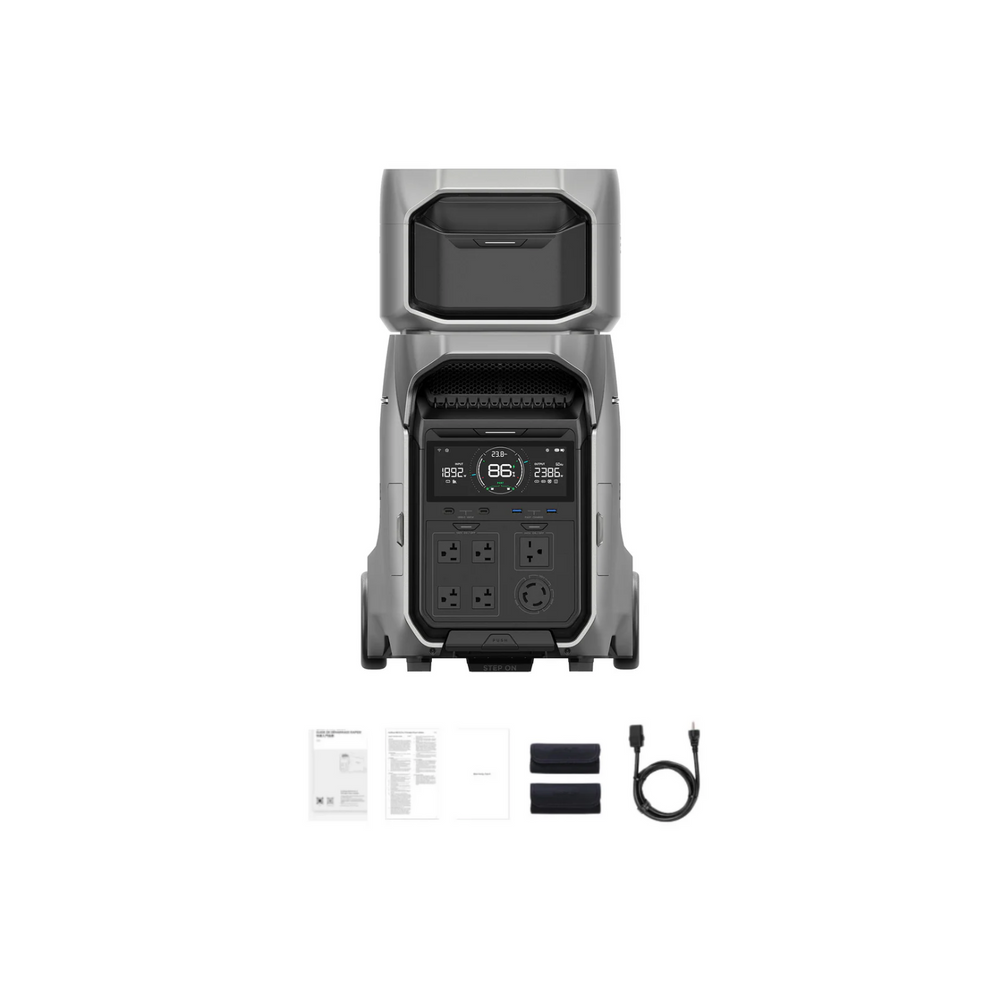EcoFlow DELTA Pro 3 Portable Power Station with 1 Expansion Battery Inclusions 