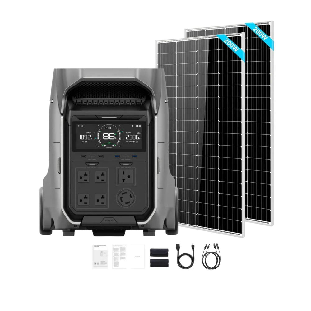 EcoFlow DELTA Pro 3 Portable Power Station | 4096Wh | 4000W | 2600W Solar Input