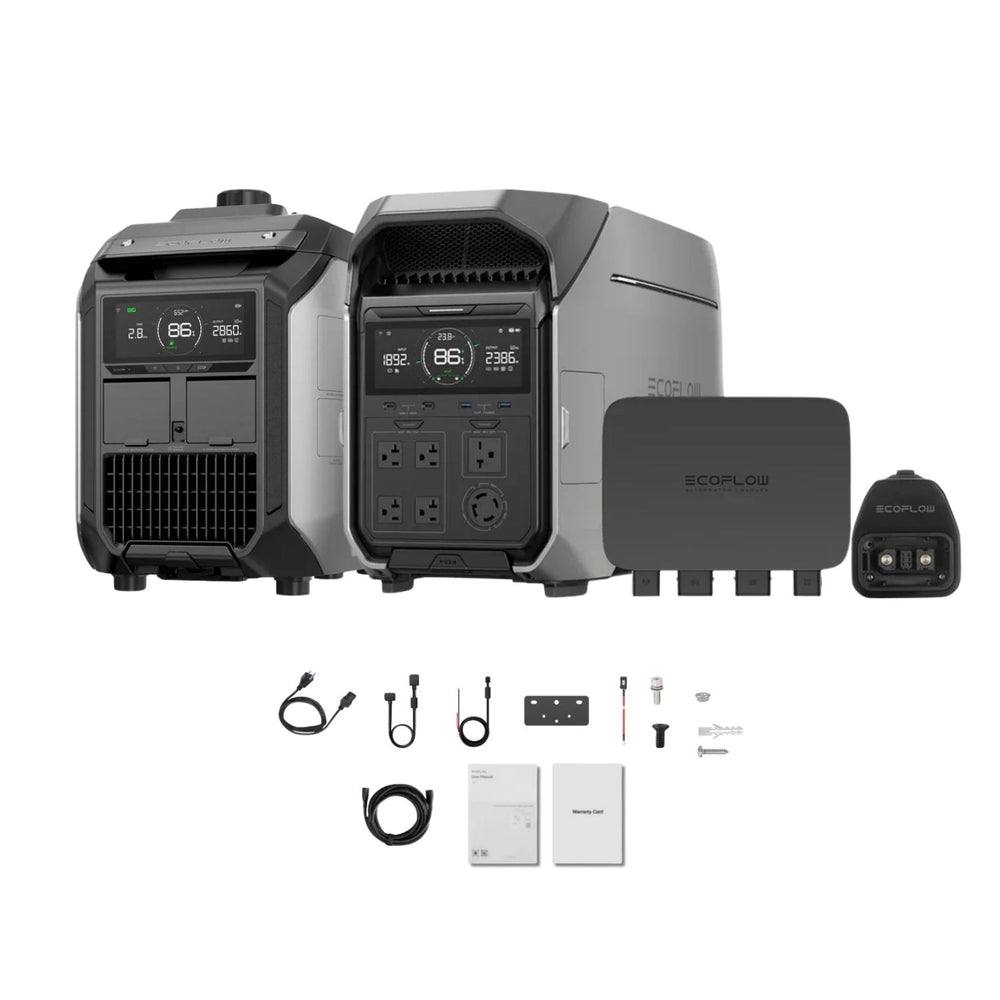 EcoFlow DELTA Pro 3 Road Kit With Alternator Charger And Smart Generator 4000