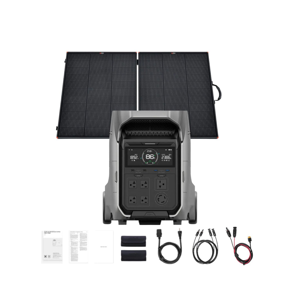 EcoFlow DELTA Pro 3 Portable Power Station | 4096Wh | 4000W | 2600W Solar Input