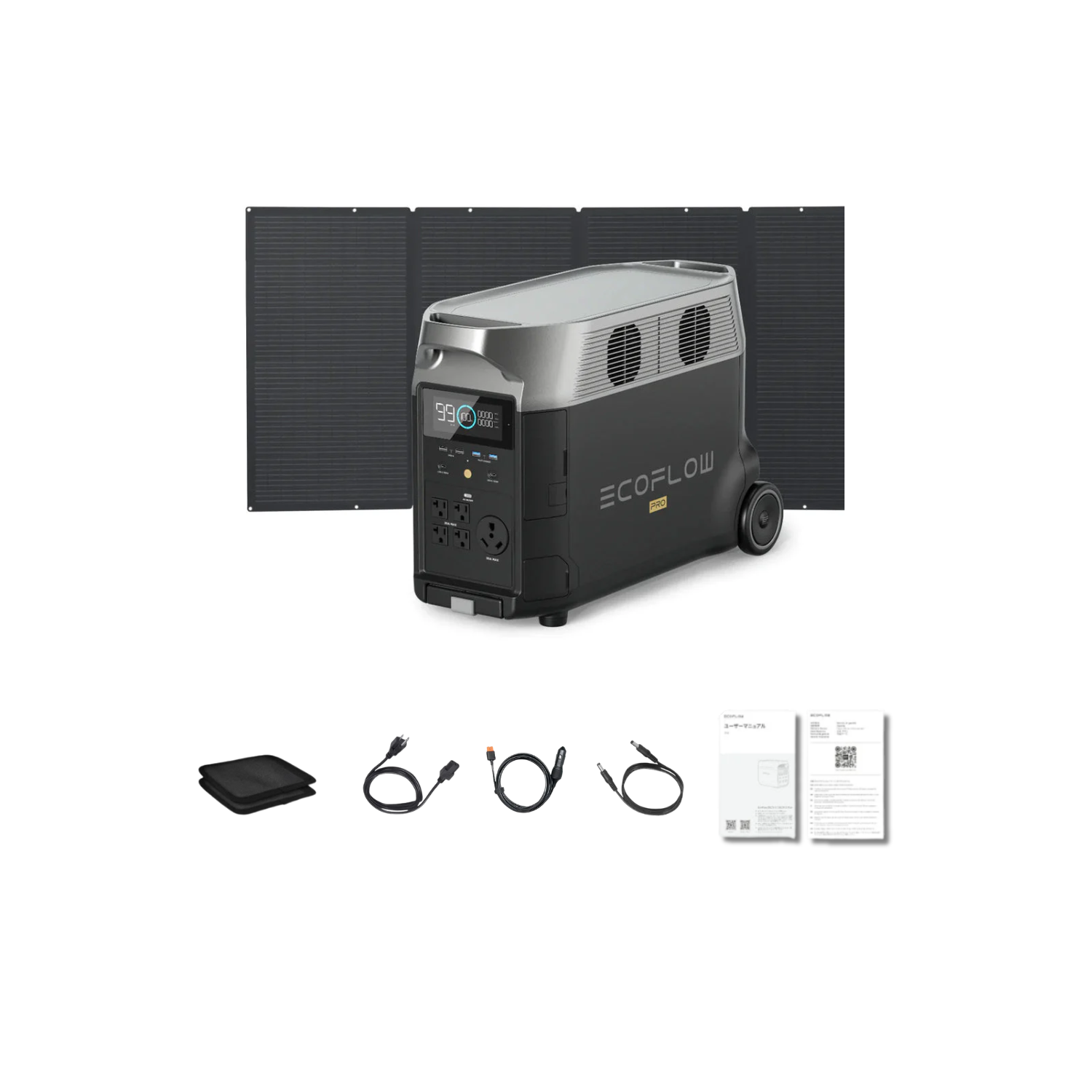 EcoFlow DELTA Pro Portable Power Station | 3600Wh | 3600W | 1600W