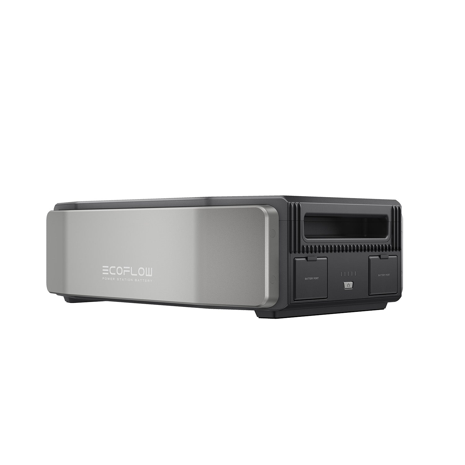 EcoFlow DELTA Pro Ultra Battery Pack Front And Right View With Closed Ports