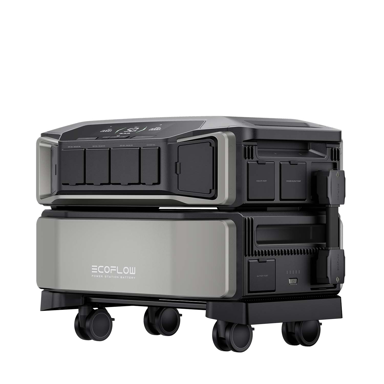 EcoFlow DELTA Pro Ultra Front And Right View With Closed Ports