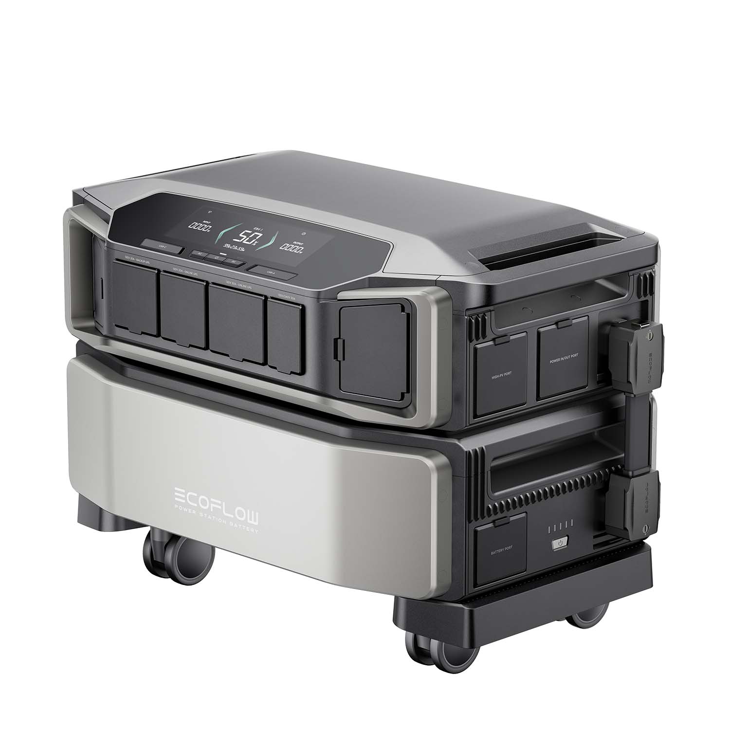 EcoFlow DELTA Pro Ultra Front, Top And Right View