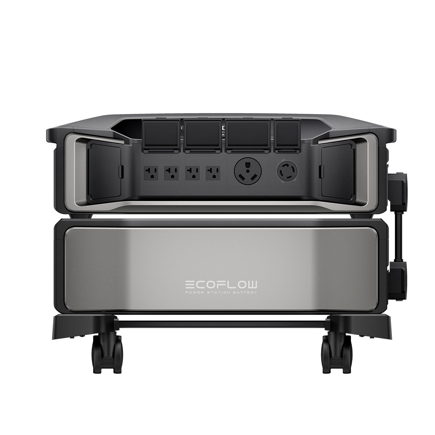 EcoFlow DELTA Pro Ultra Front View With Open Ports