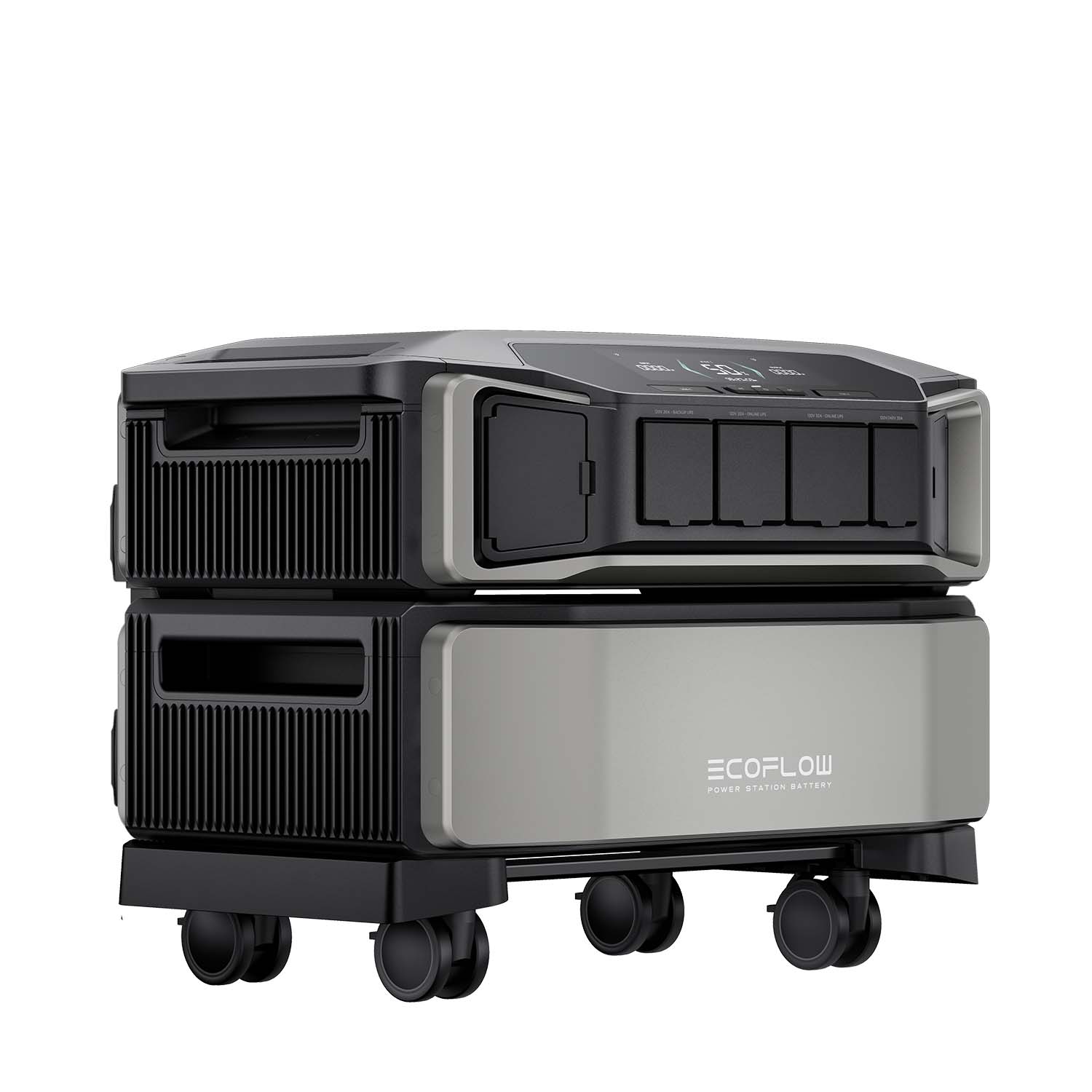 EcoFlow DELTA Pro Ultra Left And Front View With Closed Ports