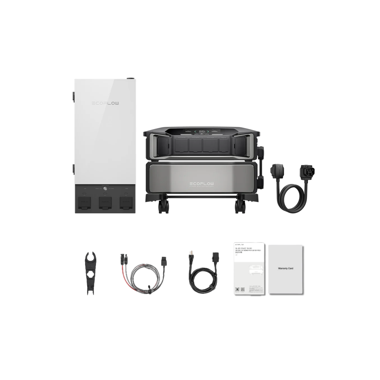 EcoFlow DELTA Pro Ultra Portable Power Station and Whole-Home Backup - 1 x Inverter + 1 x Battery + Smart Home Panel Inclusions