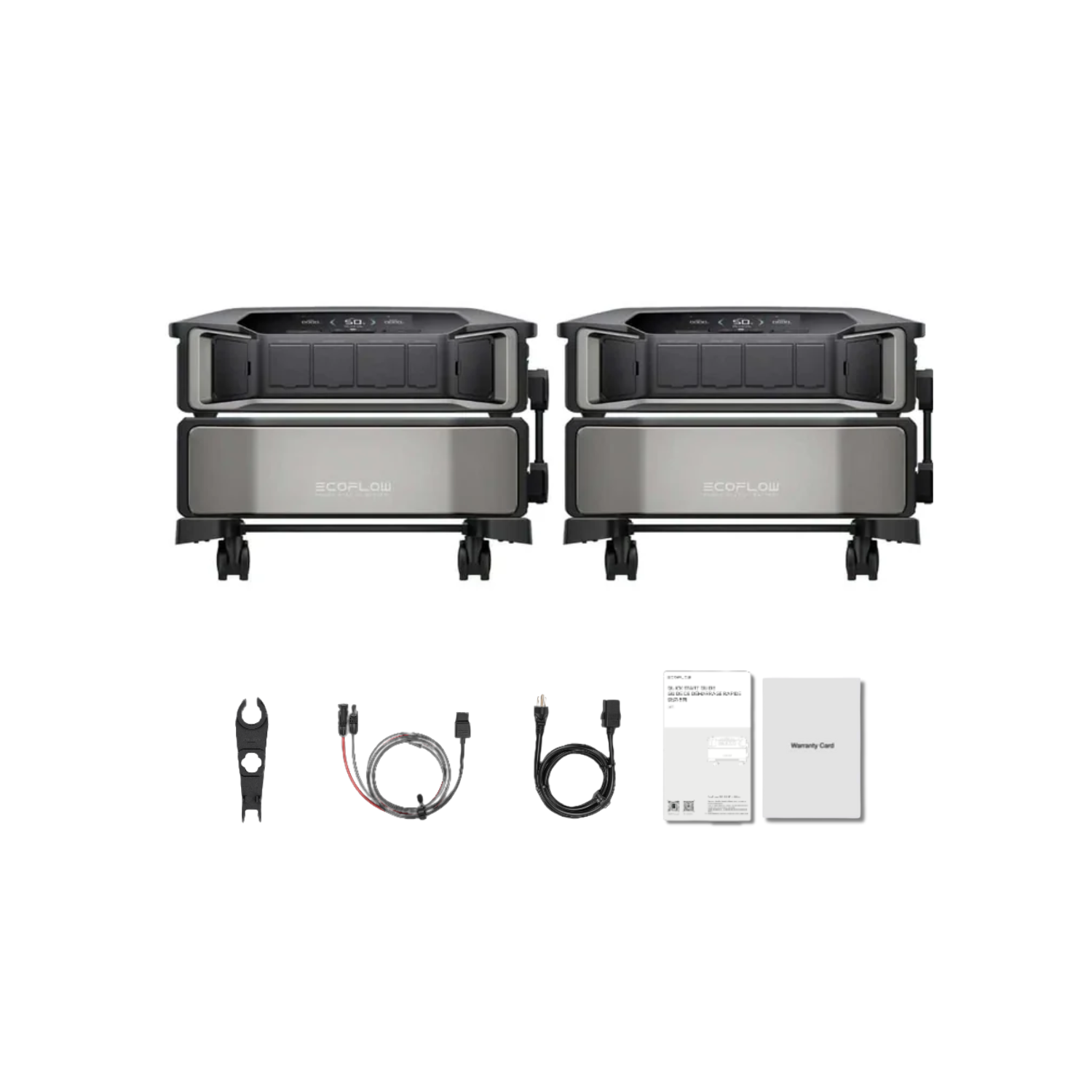 EcoFlow DELTA Pro Ultra Portable Power Station and Whole-Home Backup - 2 x Inverter + 1 x Battery + No Smart Home Panel Inclusions