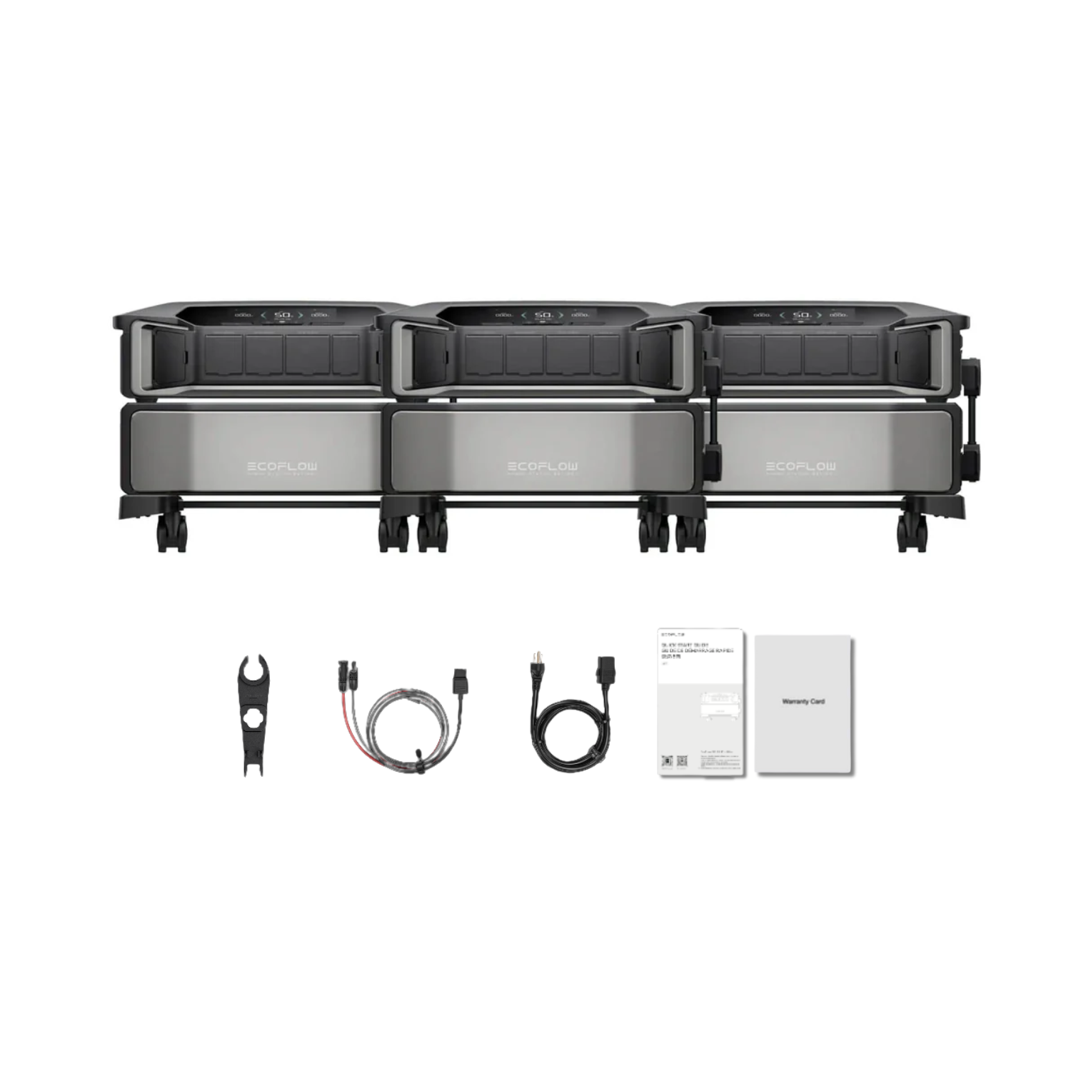 EcoFlow DELTA Pro Ultra Portable Power Station and Whole-Home Backup - 3 x Inverter + 1 x Battery + No Smart Home Panel Inclusions