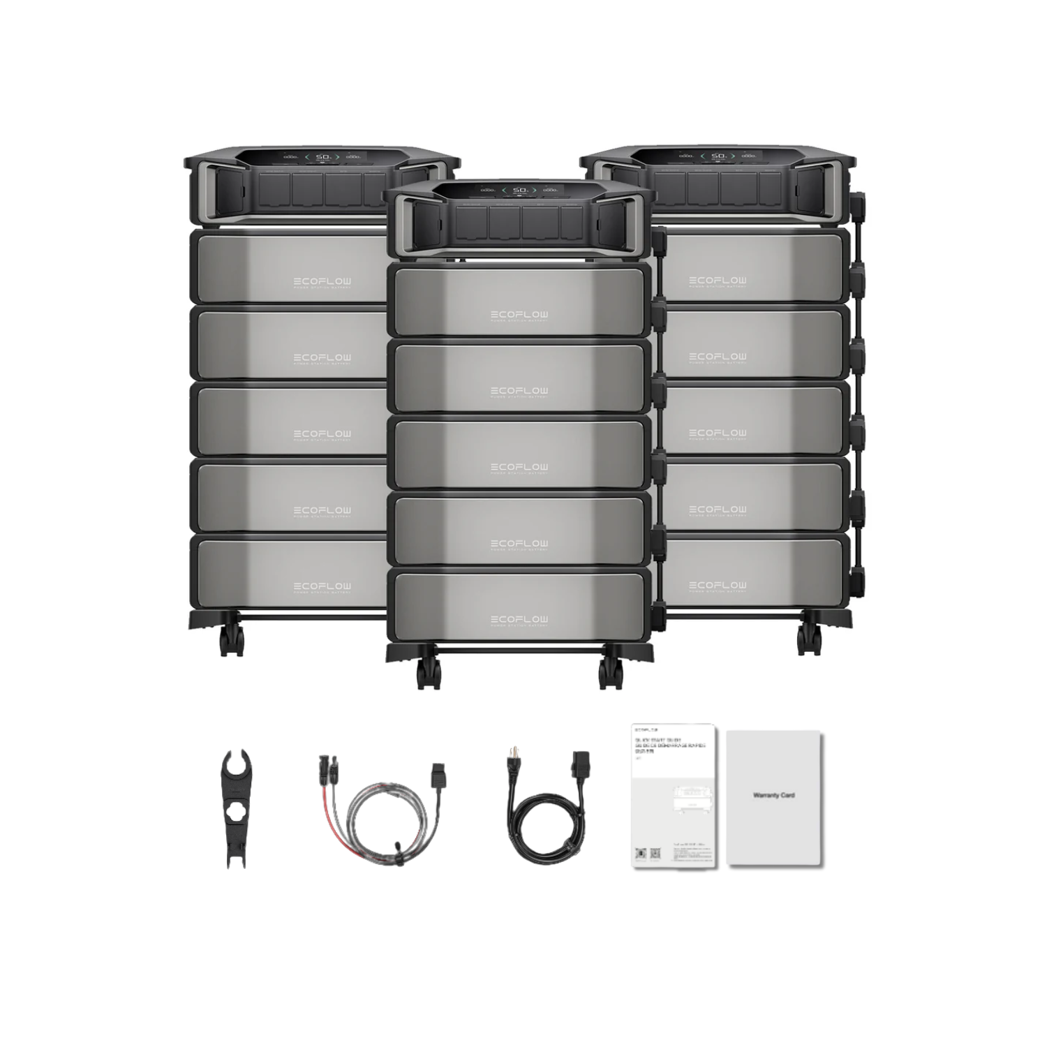 EcoFlow DELTA Pro Ultra Portable Power Station and Whole-Home Backup - 3 x Inverter + 5 x Battery + No Smart Home Panel Inclusions