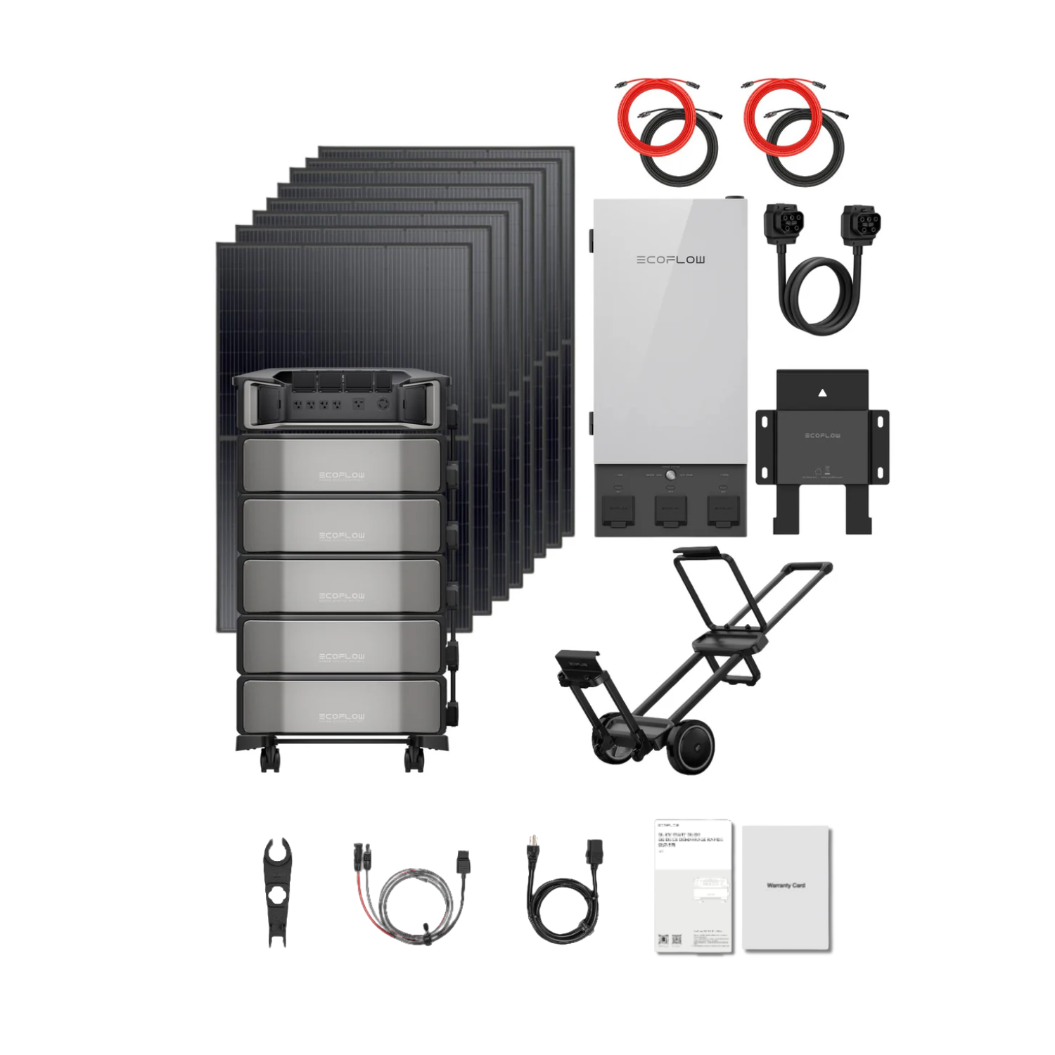 EcoFlow DELTA Pro Ultra Smart Home Deluxe Solar Kit - Starter Kit: 30.5 kWh | 3200W Solar