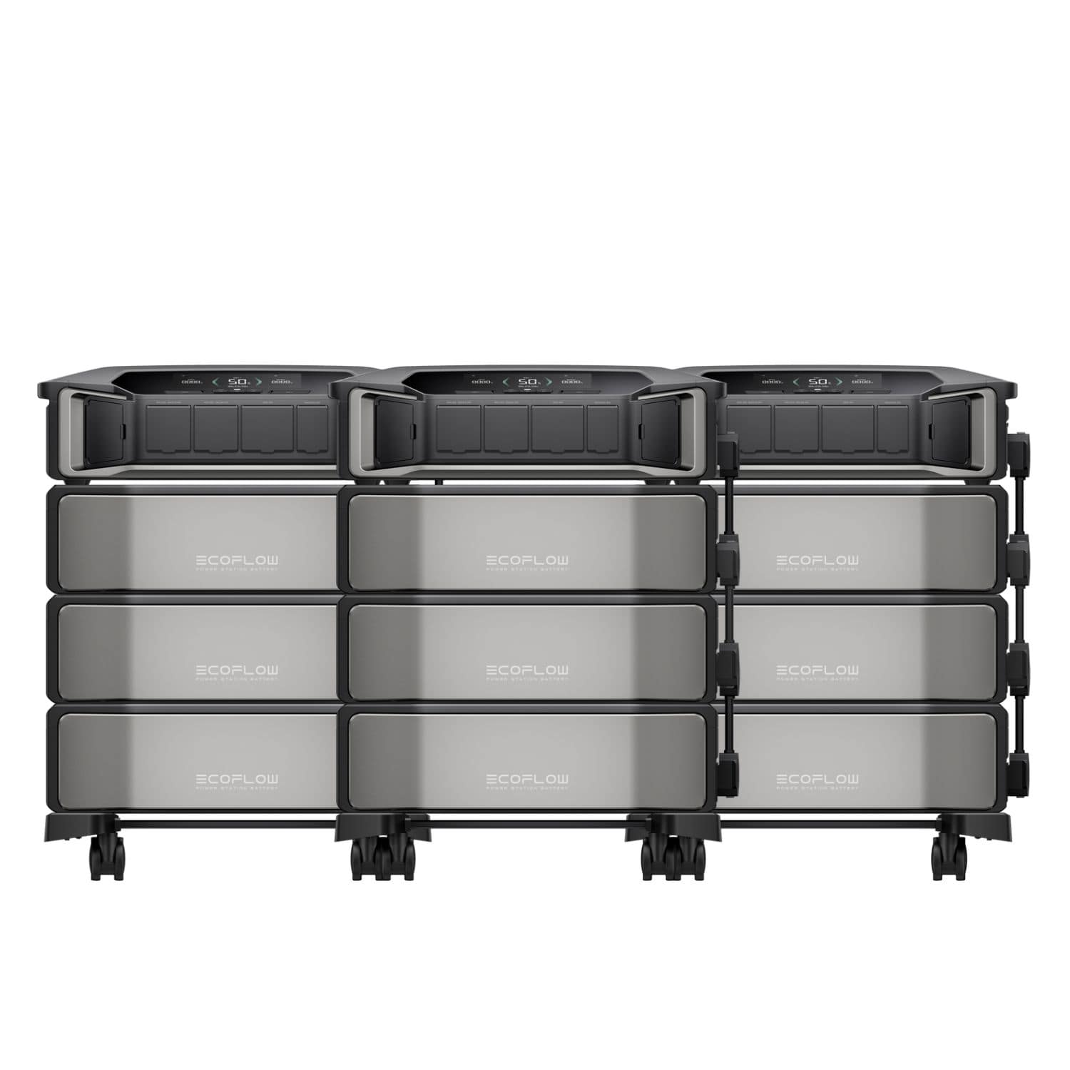 EcoFlow DELTA Pro Ultra With Three Inverters And Nine Battery Packs 