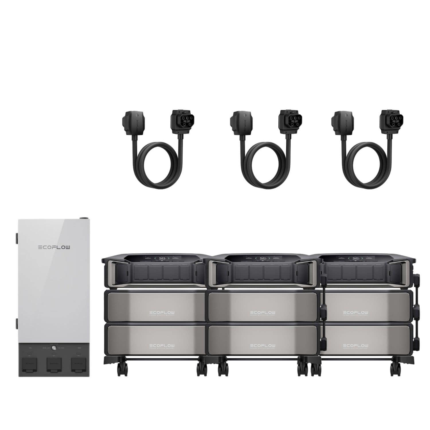 EcoFlow DELTA Pro Ultra With Three Inverters And Six Battery Packs And Smart Home Panel 2 Bundle