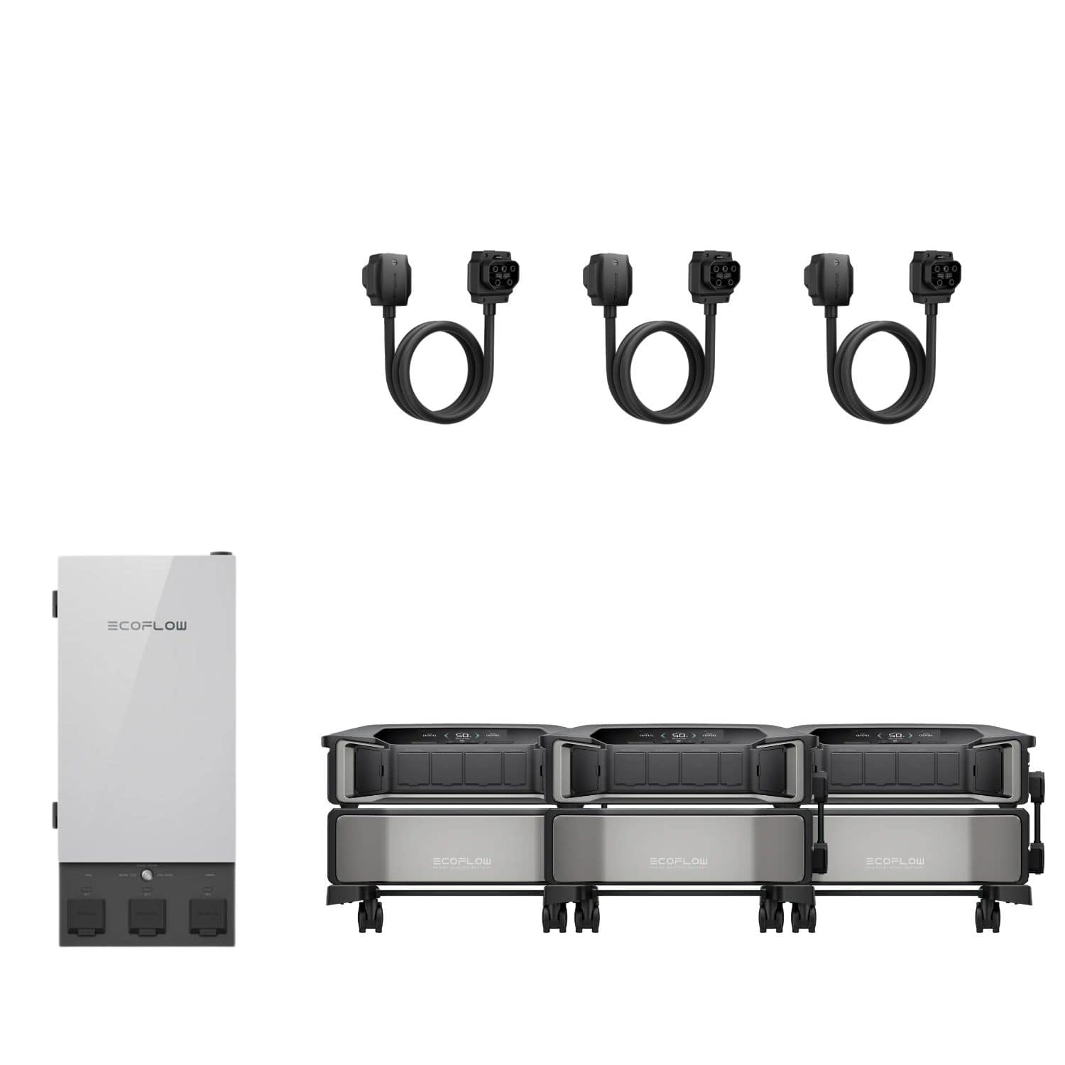 EcoFlow DELTA Pro Ultra With Three Inverters And Three Battery Packs And Smart Home Panel 2 Bundle