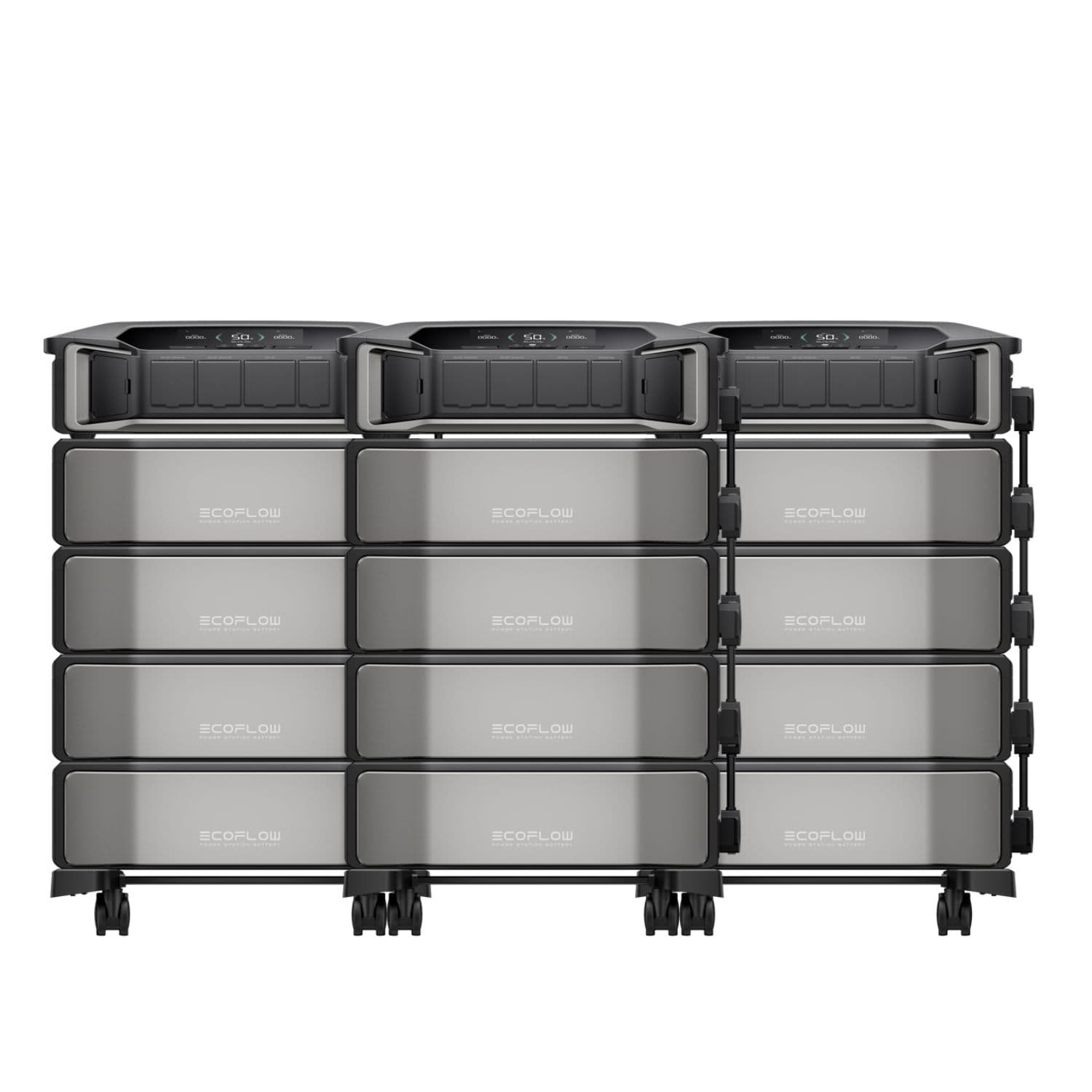 EcoFlow DELTA Pro Ultra With Three Inverters And Twelve Battery Packs 