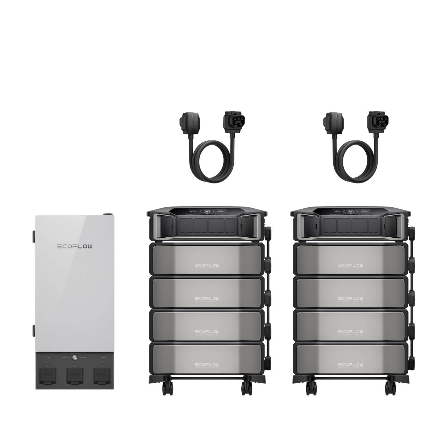 EcoFlow DELTA Pro Ultra With Two Inverters And Eight  Battery Packs And Smart Home Panel 2 Bundle