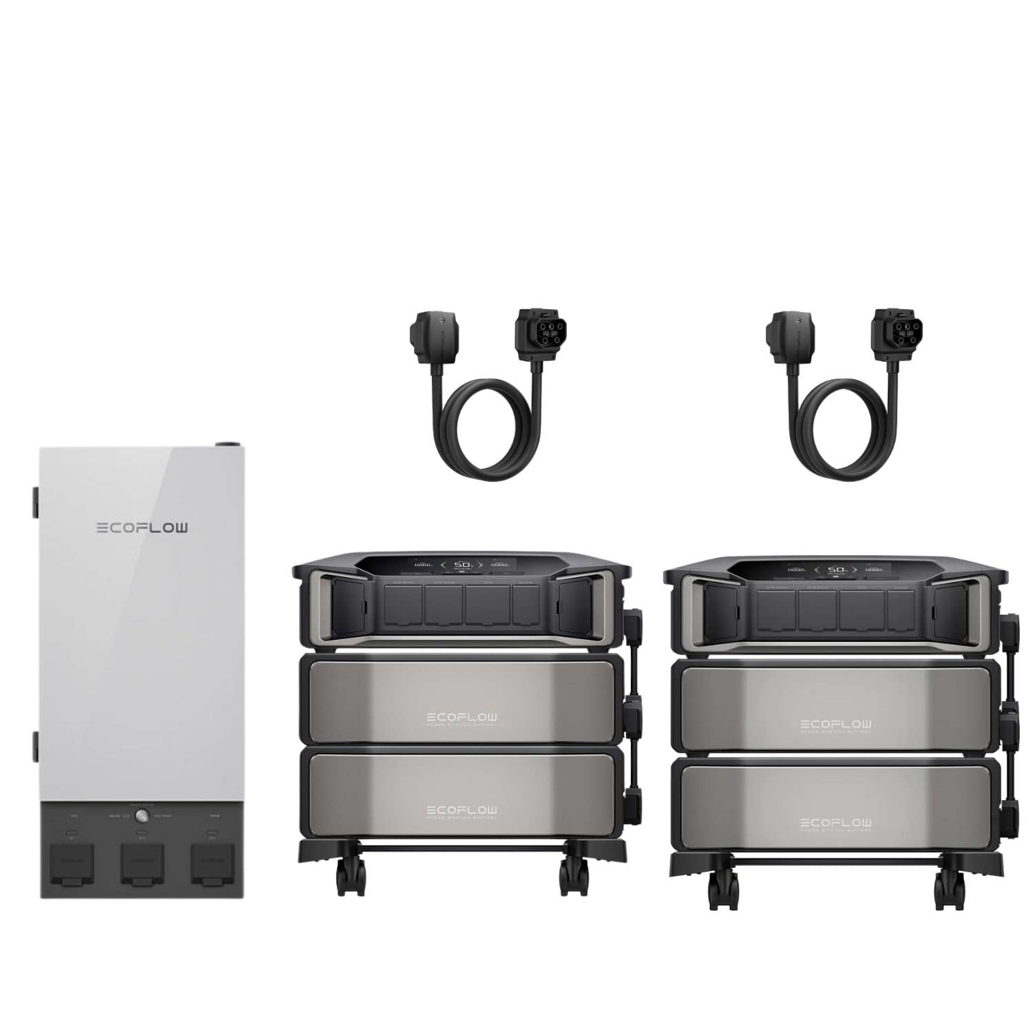 EcoFlow DELTA Pro Ultra With Two Inverters And Four Battery Packs And Smart Home Panel 2 Bundle