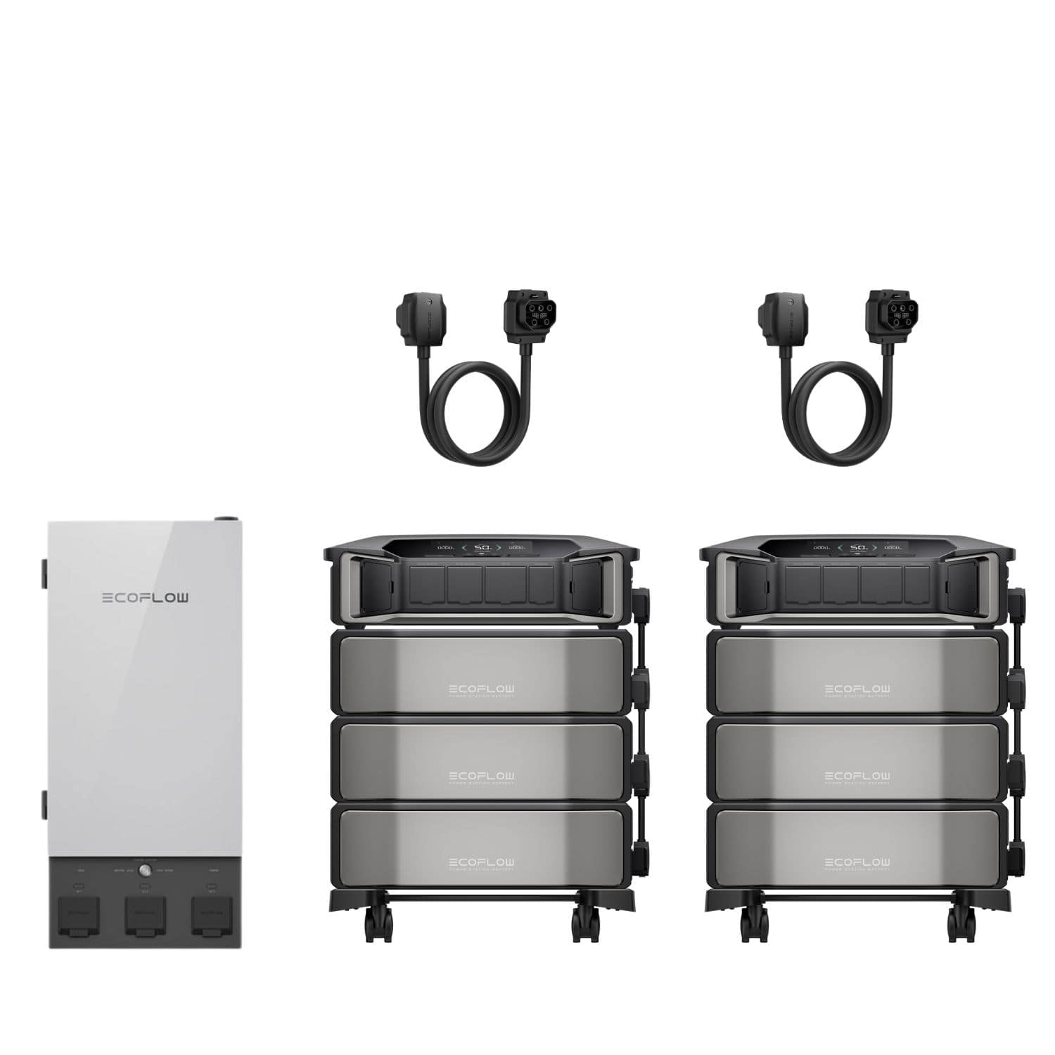 EcoFlow DELTA Pro Ultra With Two Inverters And Six Battery Packs And Smart Home Panel 2 Bundle