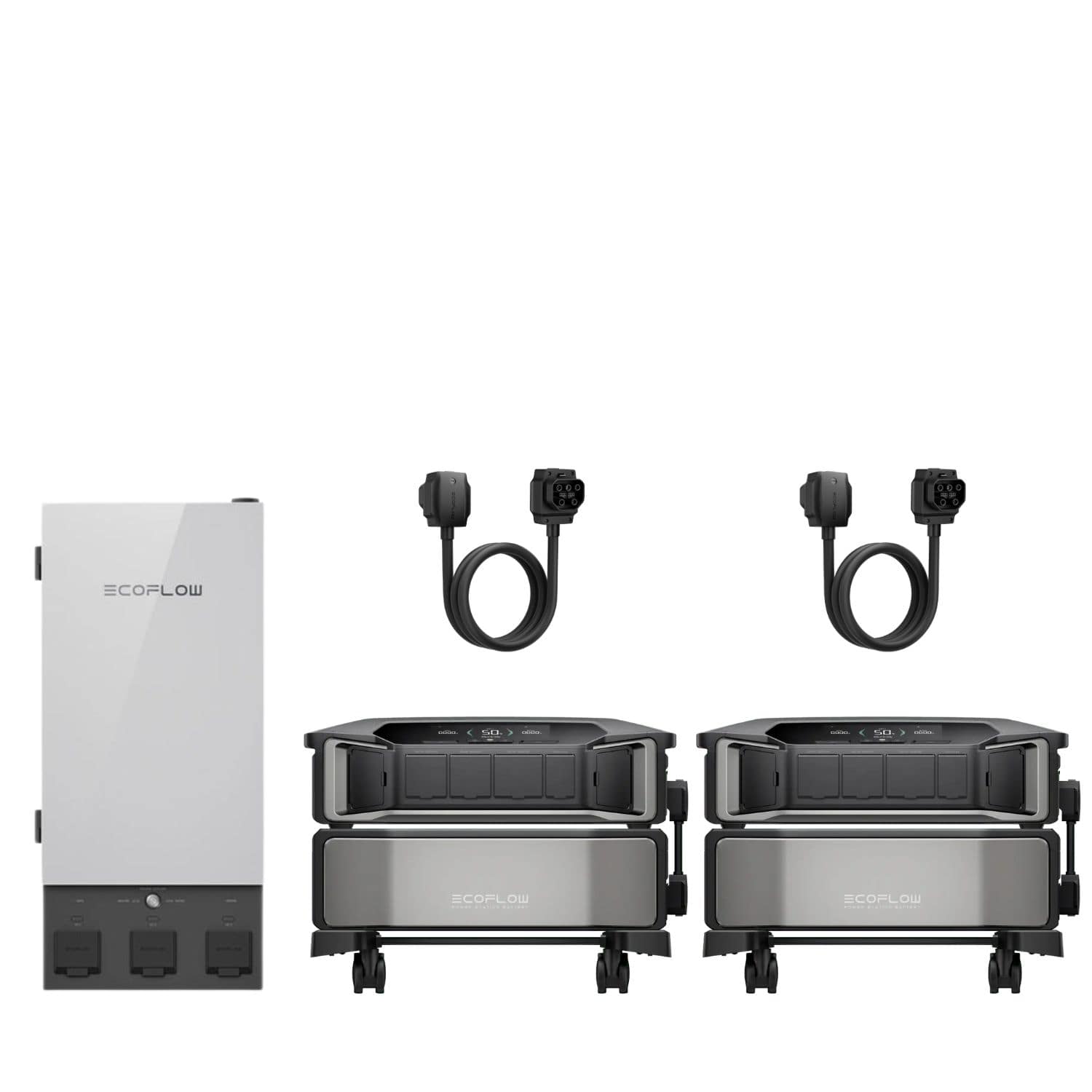 EcoFlow DELTA Pro Ultra With Two Inverters And Two Battery Packs And Smart Home Panel 2 Bundle