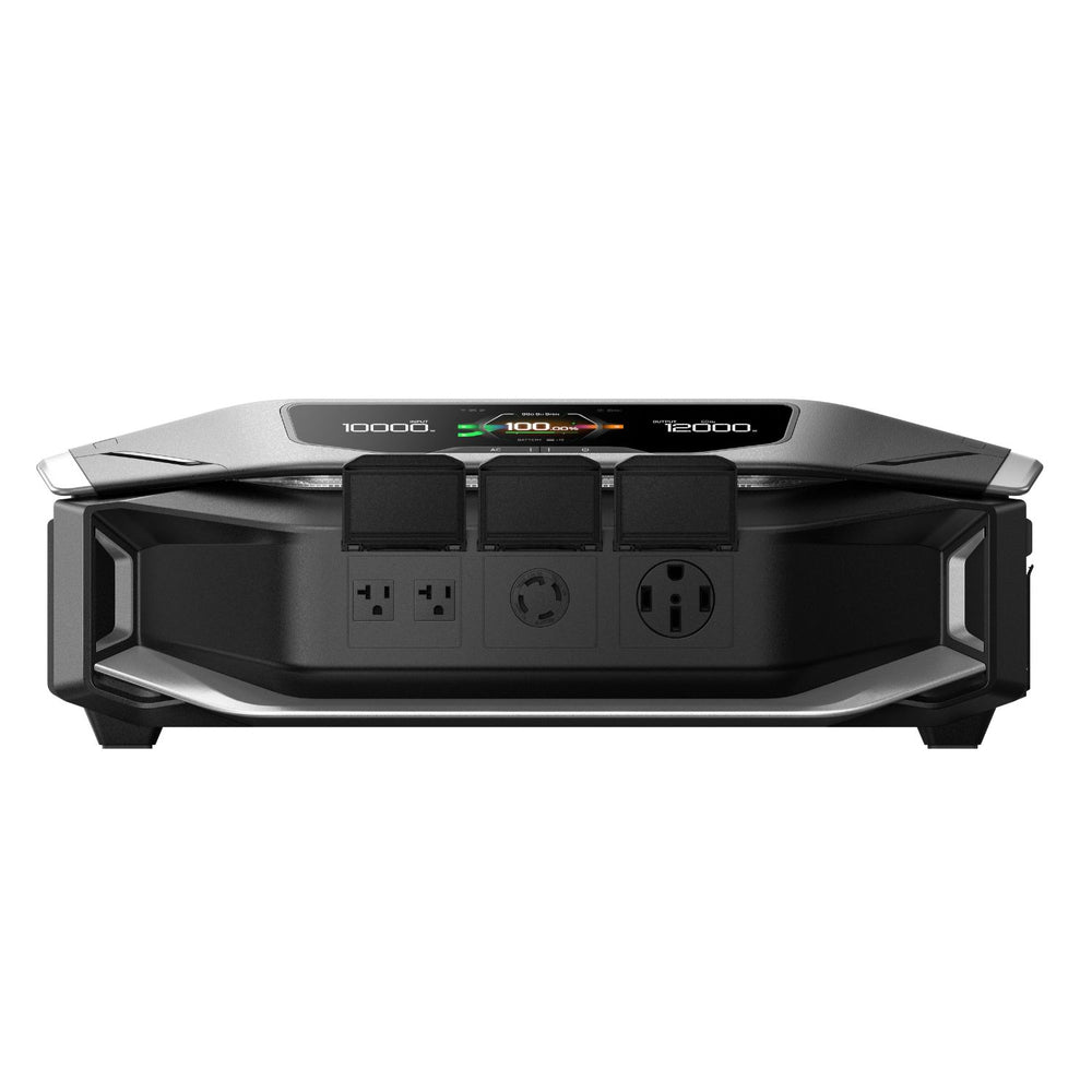 EcoFlow DELTA Pro Ultra X Front View With Open Ports