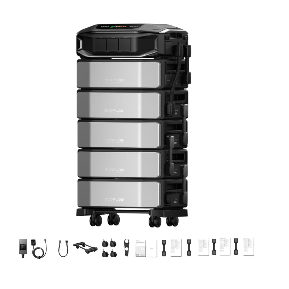 EcoFlow DELTA Pro Ultra X Whole-Home Backup | 6144Wh | 12kW | 10kW Solar Input