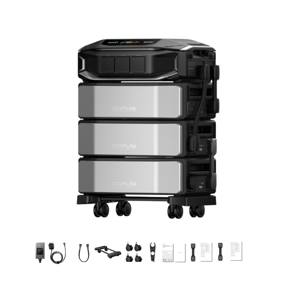 EcoFlow DELTA Pro Ultra X Whole-Home Backup | 6144Wh | 12kW | 10kW Solar Input