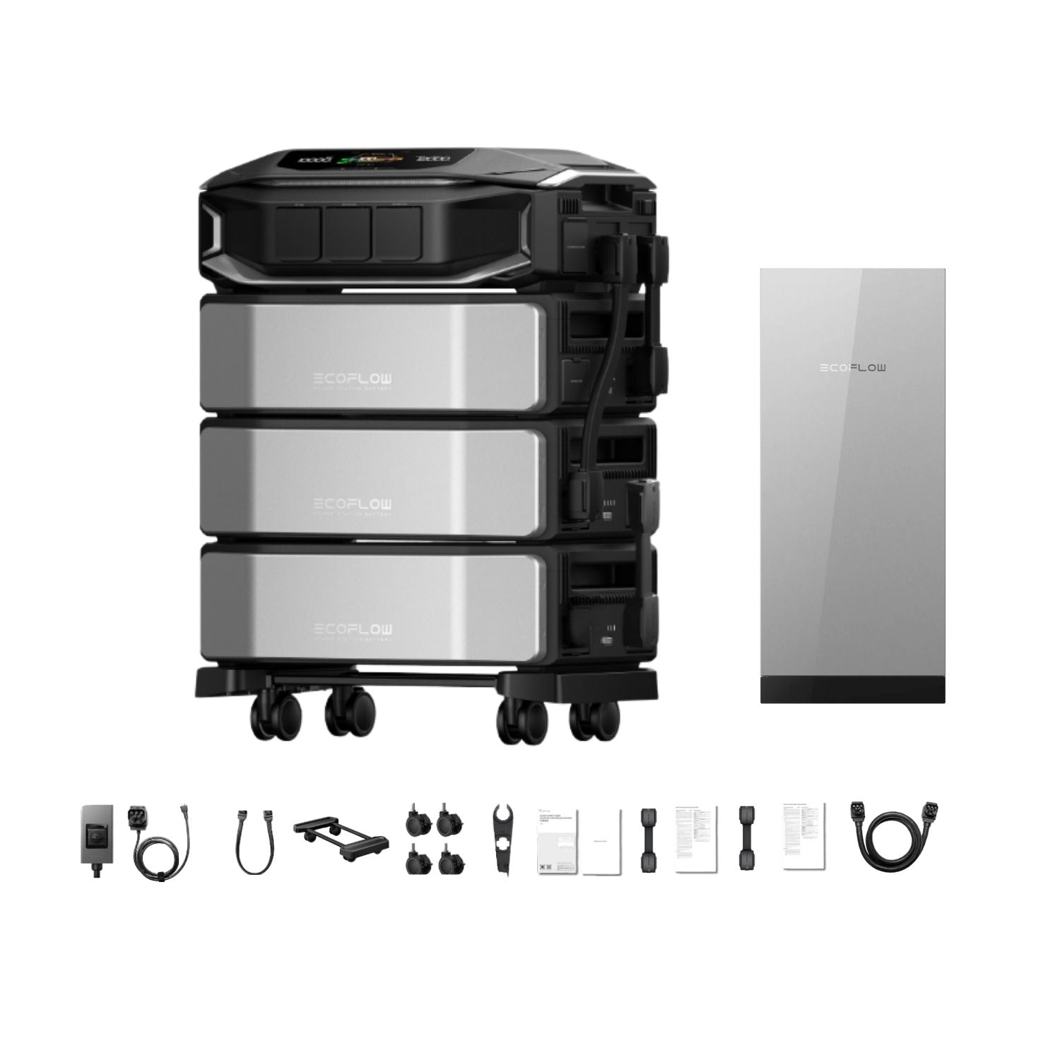 EcoFlow DELTA Pro Ultra X With Two Batteries with three batteries and Ecoflow Smart Gateway