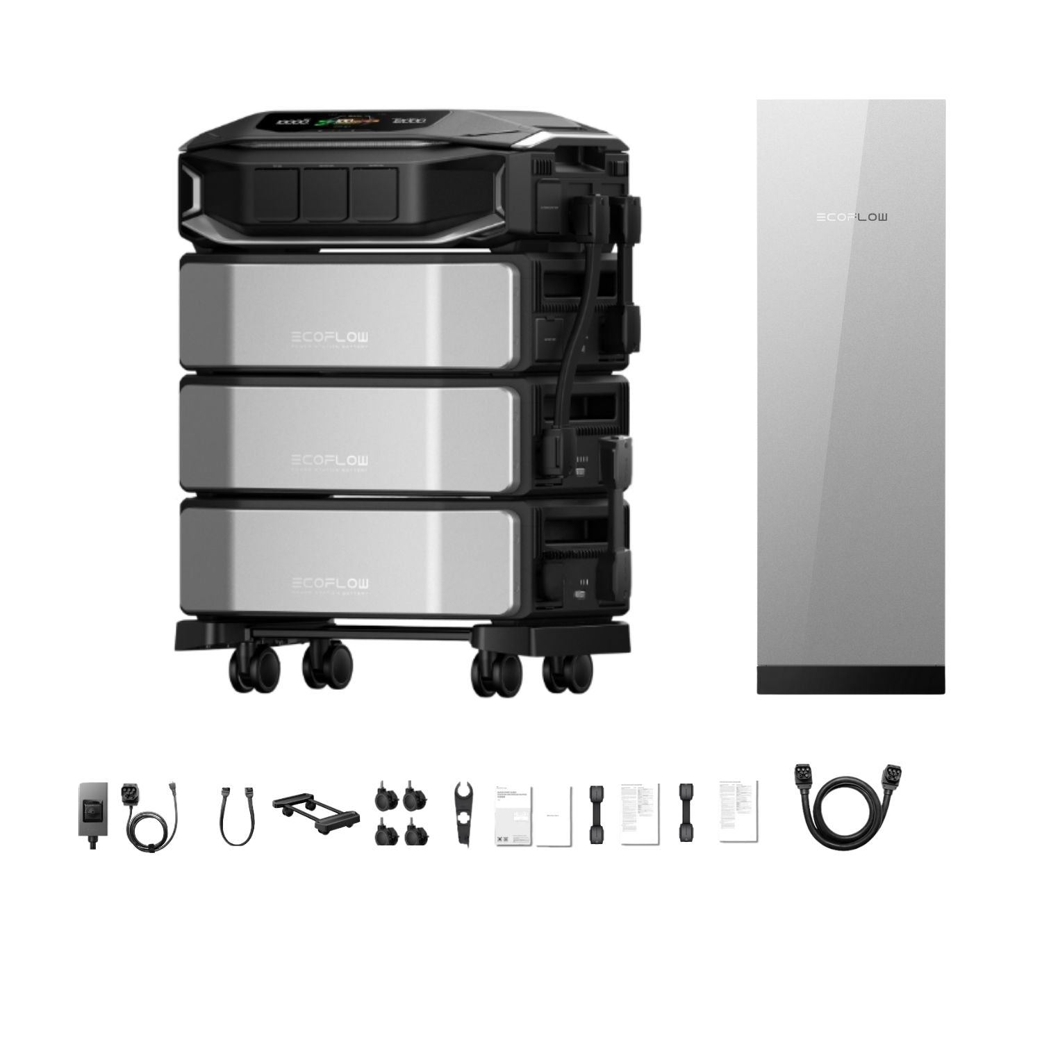 EcoFlow DELTA Pro Ultra X With Two Batteries with three batteries and Ecoflow Smart Home Panel 3