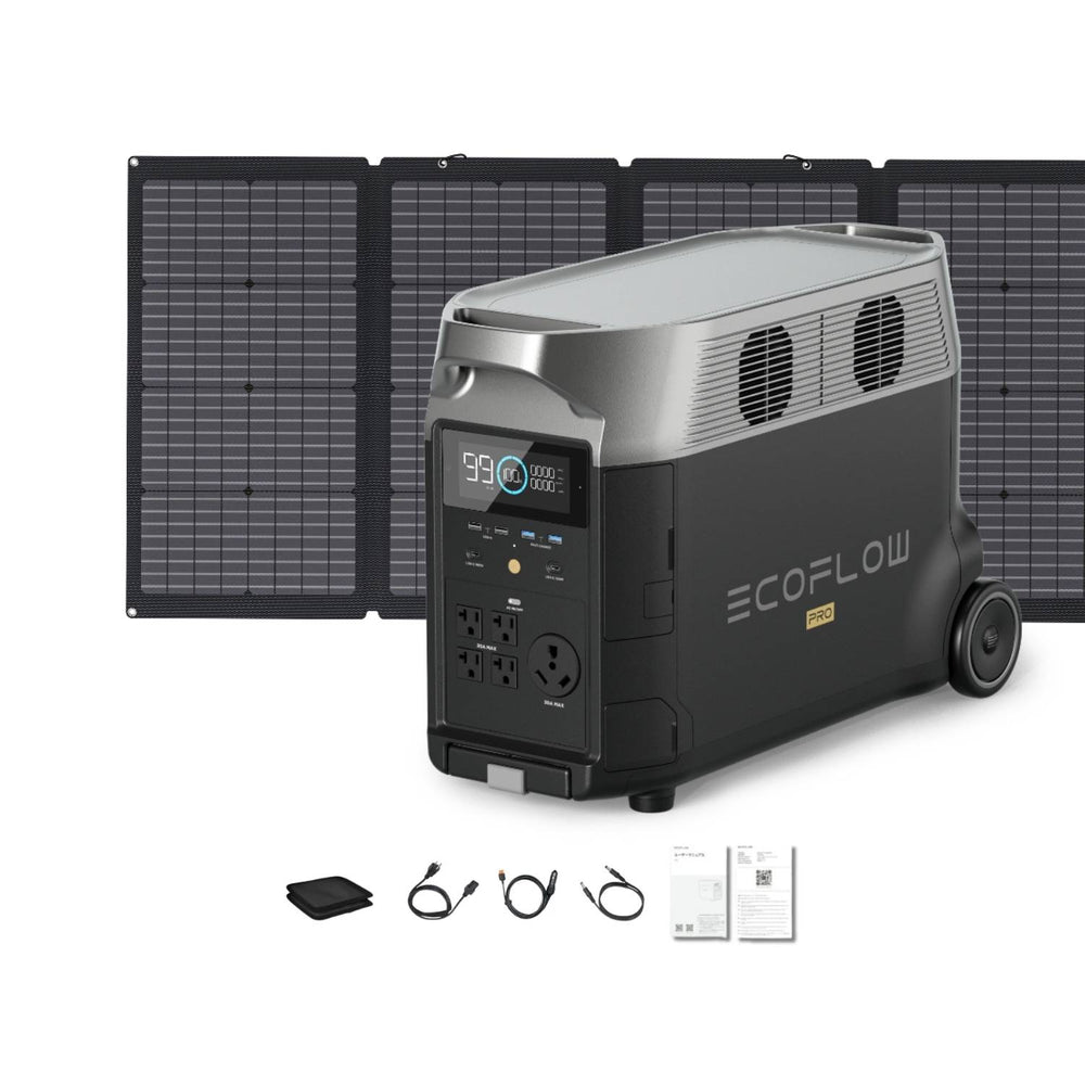 EcoFlow DELTA Pro With 1 220 Watt Solar Panel