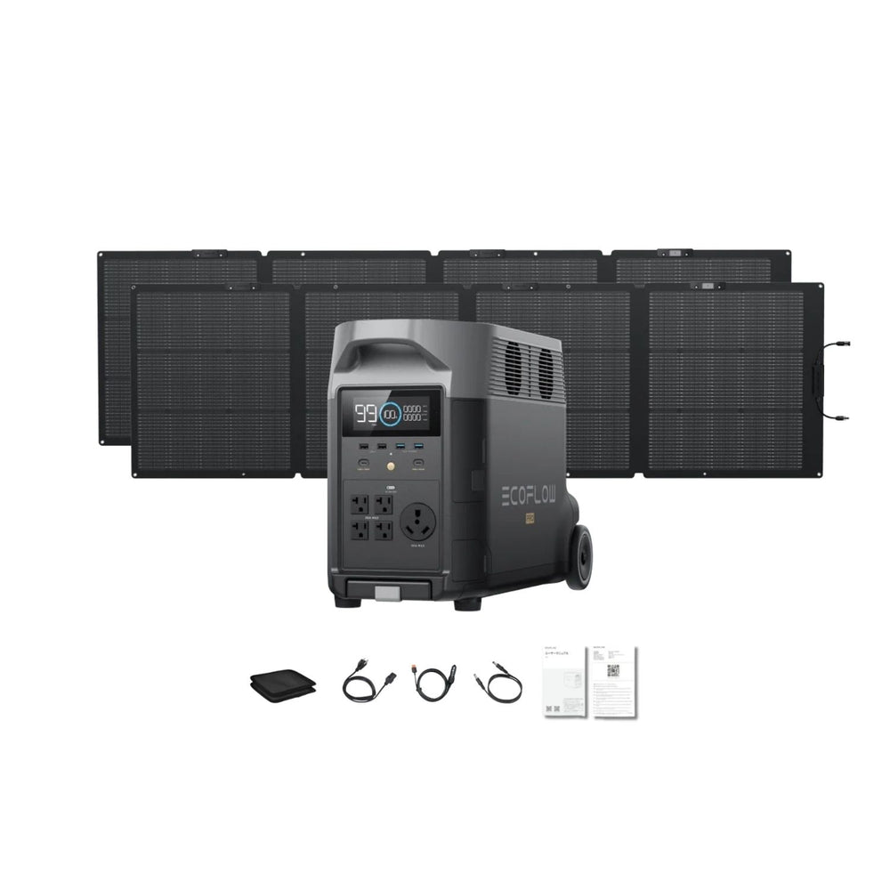 EcoFlow DELTA Pro With 2 220 Watt Solar Panels