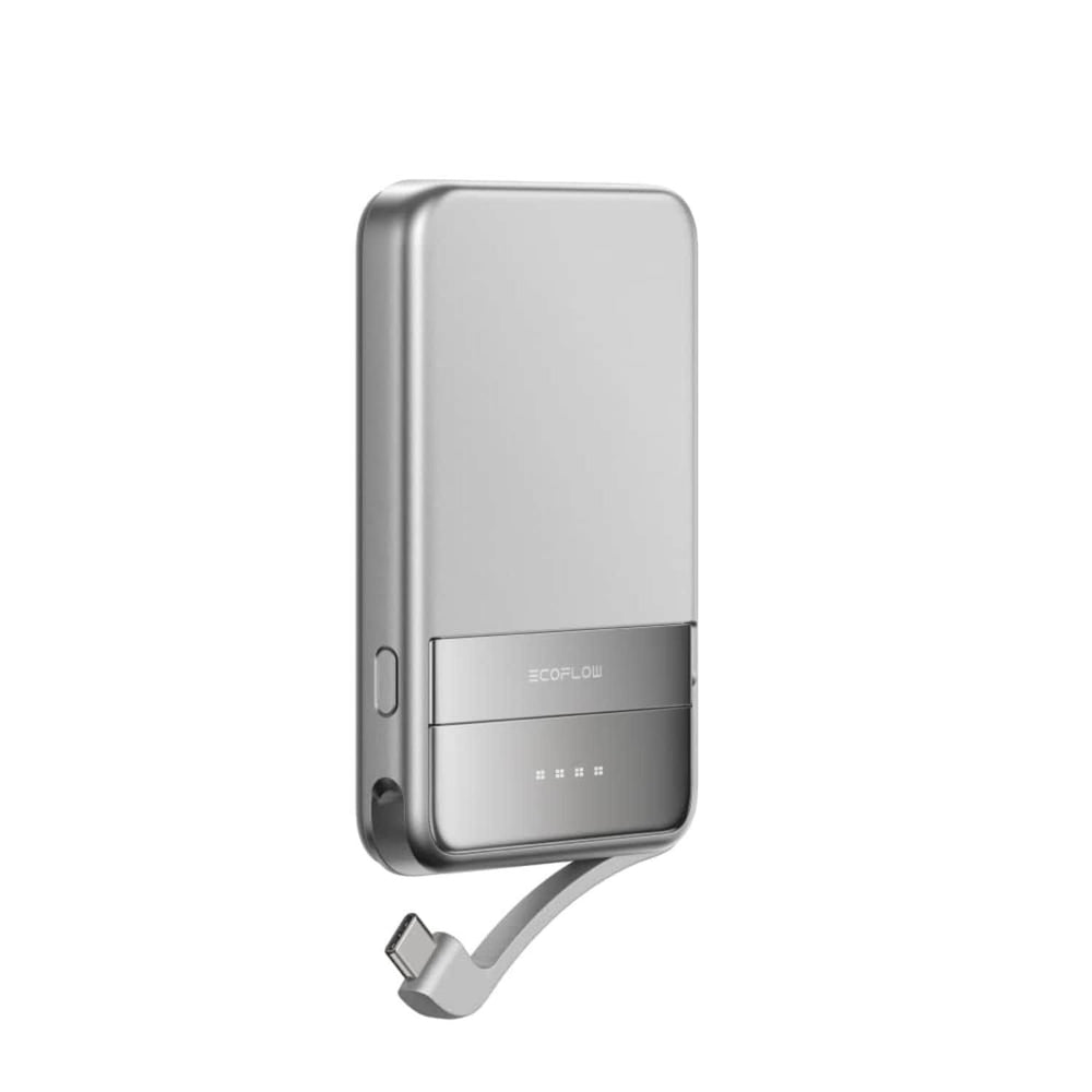 EcoFlow RAPID Magnetic Power Bank 5000 mAh Silver