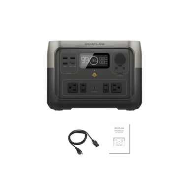 EcoFlow RIVER 2 Max 500 Portable Power Station with inclusions 