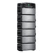 EcoFlow TITAN 5000 Classic stacked on five TITAN Battery 5kWh expansion batteries