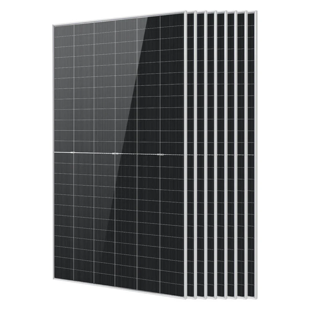 Eight SunGold Power 590 Watt Bifacial Solar Panel