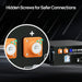 Electrical connector with hidden screws for safer connections of ECO-WORTHY 48V(51.2V) 100Ah Server Rack Battery