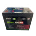 Epoch Batteries 12V 100Ah (1.28kWh) - Eco Series LiFePO4 Battery front view