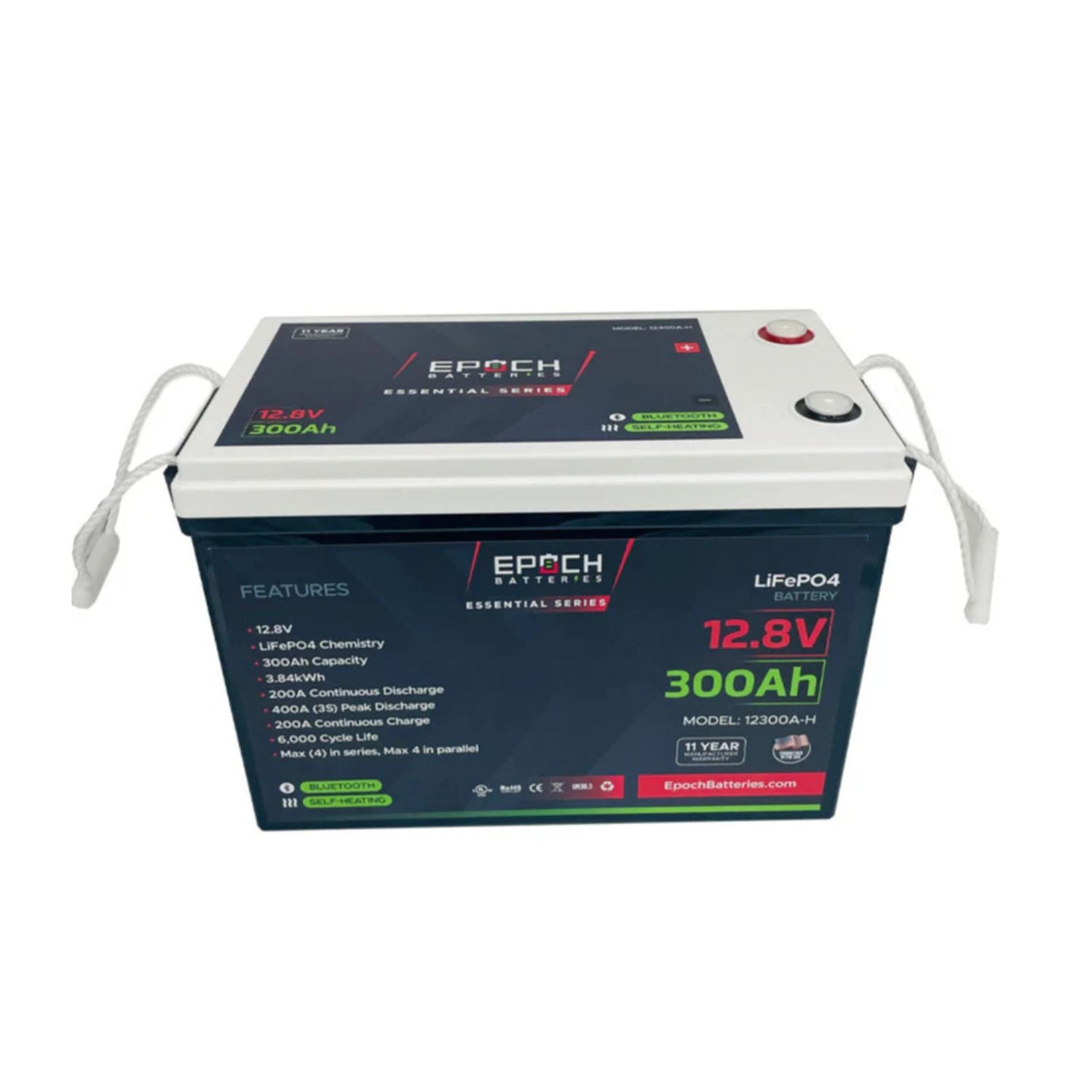 Epoch Batteries 12V 300Ah (3.84kWh) Essential Series