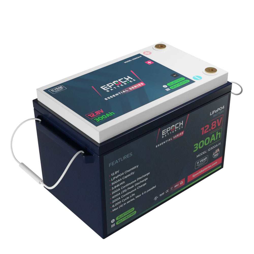 Epoch Batteries 12V 300Ah (3.84kWh) Essential Series right view