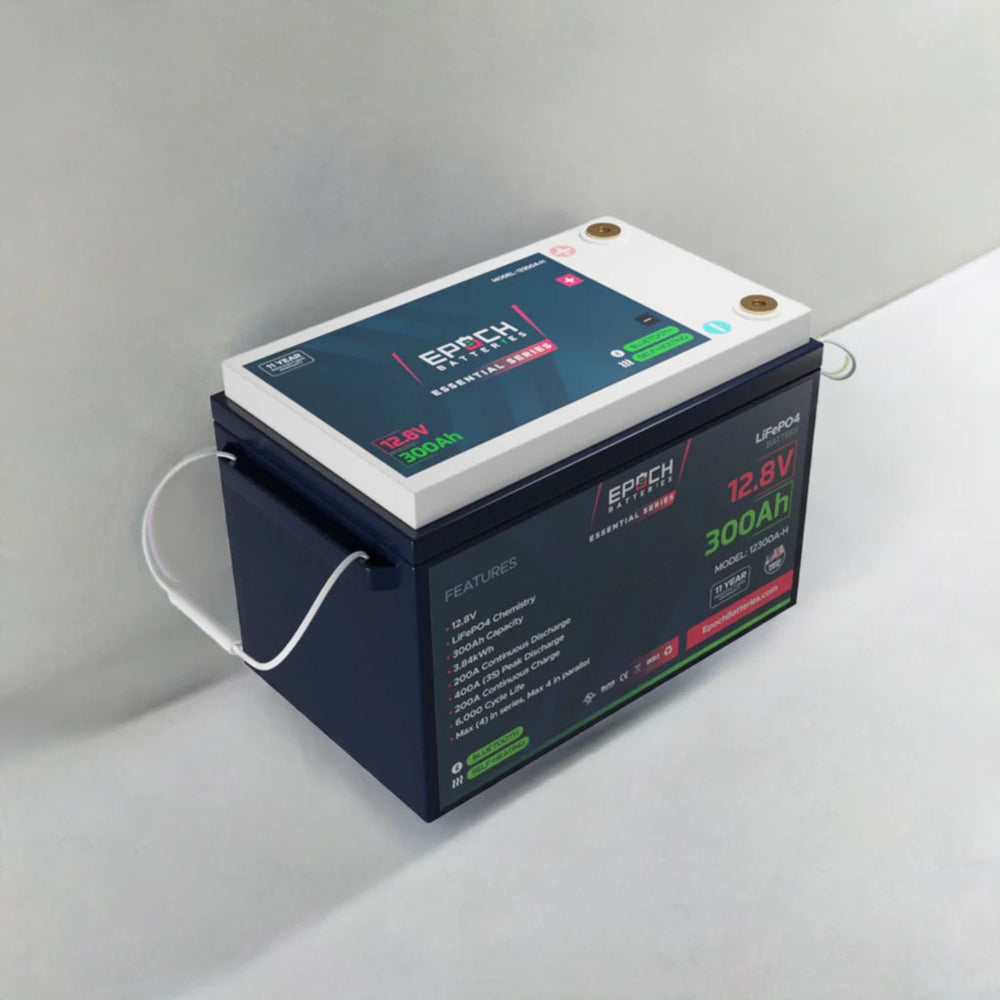 Epoch Batteries 12V 300Ah (3.84kWh) Essential Series side view