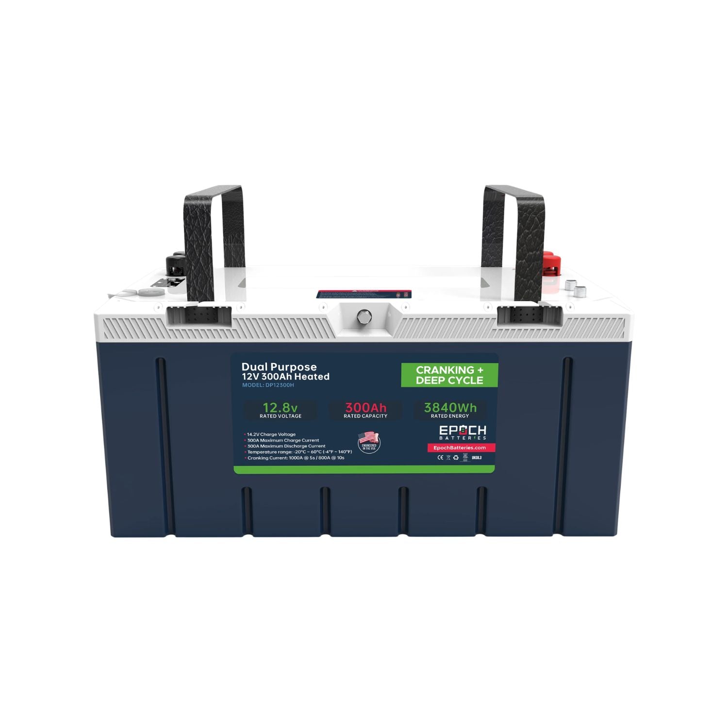Epoch Batteries 12V 300Ah (3.84kWh) Pro Series