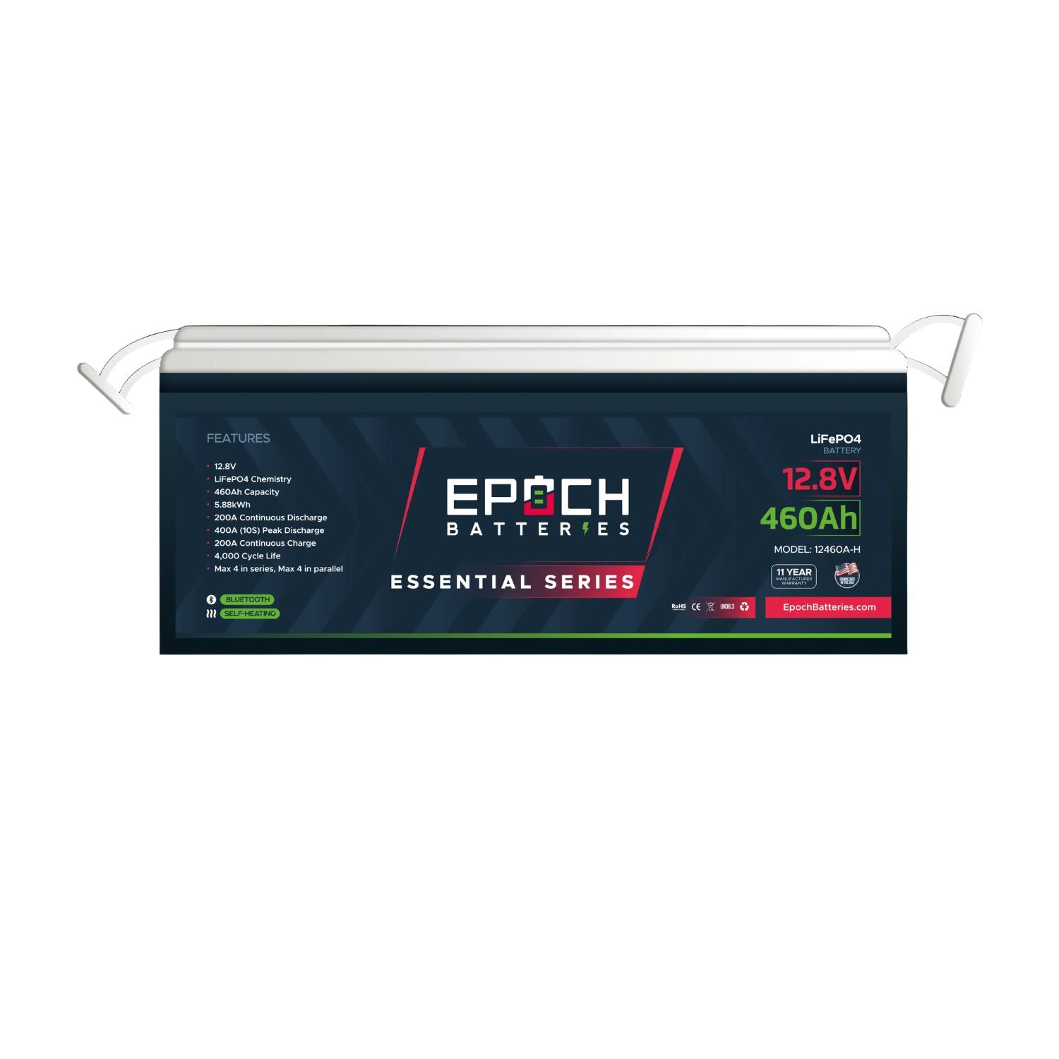 Epoch Batteries 12V 460Ah (5.89kWh) Essential Series
