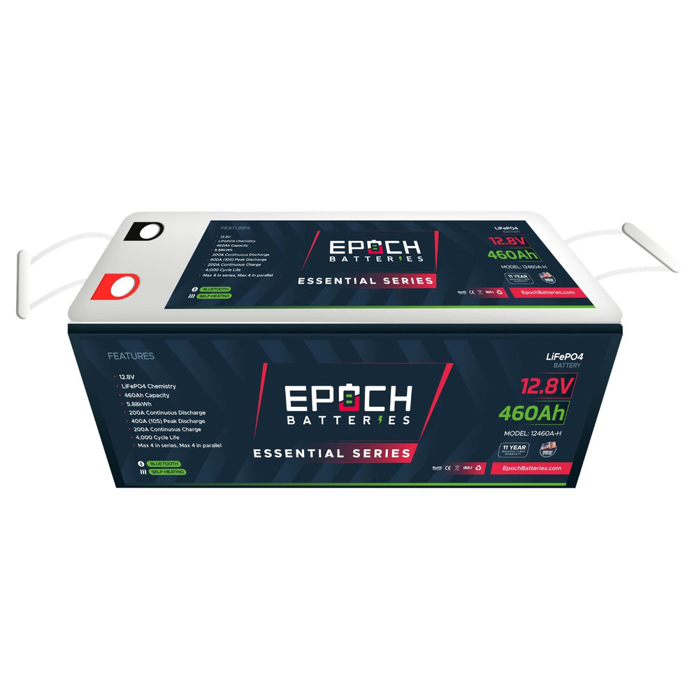Epoch Batteries 12V 460Ah (5.89kWh) Essential Series front view