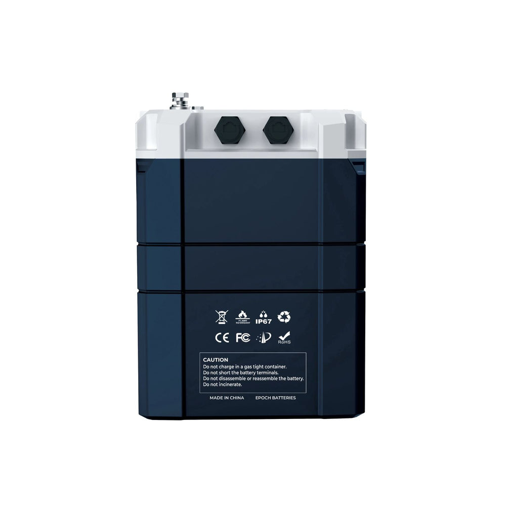 Epoch Batteries 12V 460Ah (5.89kWh) V2 Elite Series right side